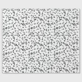 Papier Cadeau Notes musicales (Plat)