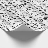 Papier Cadeau Notes musicales (Coin)