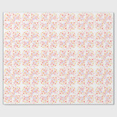 Papier Cadeau Notes musicales de colourful (Plat)