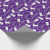 Papier Cadeau Notes musicales de Guitare Lines (Coin)