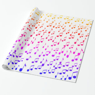 Papier Cadeau Notes musicales, Les Beats !_