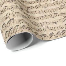 Notes musicales Vintages manuscrites