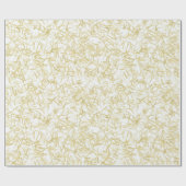 Papier Cadeau Notes musicales White Gold Confetti (Plat)