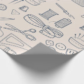 Papier Cadeau Notions de couture Seamstress Hobby Craft (Coin)