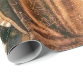 Papier Cadeau Notre-Dame De Guadalupe Vintage (Coin rond)