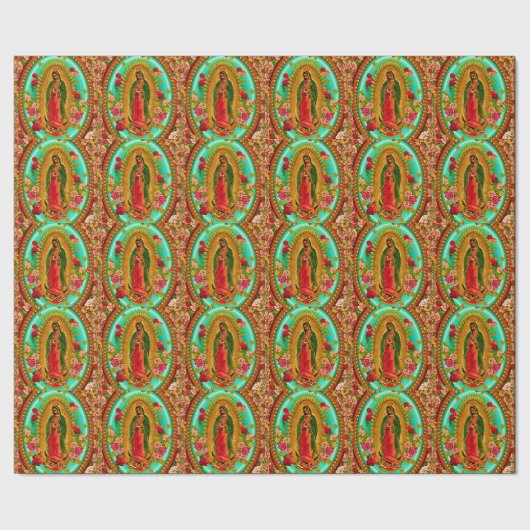 Papier Cadeau Notre Dame Guadalupe-Mexique Sainte Vierge Marie (Couture)