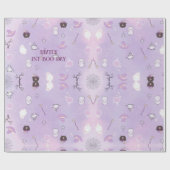 Papier Cadeau Notre Petit Boo Halloween 1er Anniversaire (Plat)