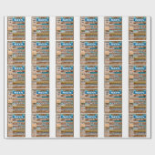 Papier Cadeau N'Oublie Jamais Je T'Aime - Papa À Fils (Plat)