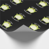 Papier Cadeau N'oublie pas de t'aimer Frog Pun Dark BG (Coin)