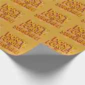 Papier Cadeau N'oubliez pas de vous abonner (Coin)