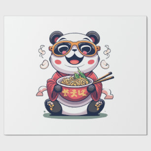 Papier Cadeau Nouilles de Panda