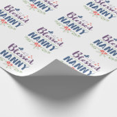 Papier Cadeau Nounou bénie (Coin)