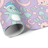 Papier Cadeau Nounours (Coin rond)