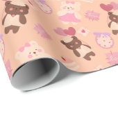 Papier Cadeau Nounours (Coin rond)