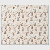 Papier Cadeau Nounours mignons (Plat)