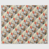 Papier Cadeau Nourrir les oiseaux (Plat)