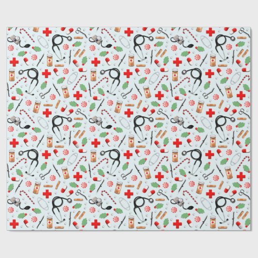 Papier Cadeau Nourriture Noël (Plat)