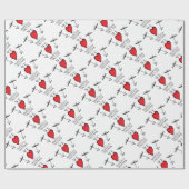 Papier Cadeau nous aimons le vignoble de Martha (Plat)