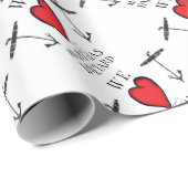 Papier Cadeau nous aimons le vignoble de Martha (Coin rond)