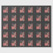 Papier Cadeau Nous avons gagné TRUMP INAUGURATION Drapeau améric (Plat)