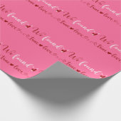 Papier Cadeau Nous Avons Trouvé Véritable Aimer Papier Enveloppa (Coin)