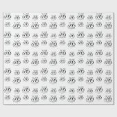 Papier Cadeau Nous Faisons Toujours De La Typographie Mariage An (Plat)