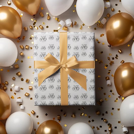 Papier Cadeau Nous Faisons Toujours De La Typographie Mariage An