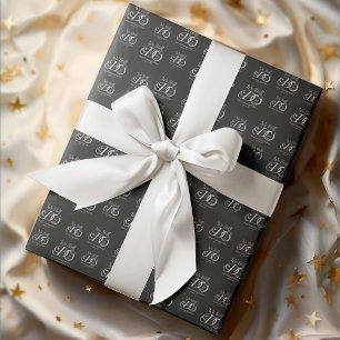Papier Cadeau Nous Faisons Toujours La Typographie Du 25E Annive