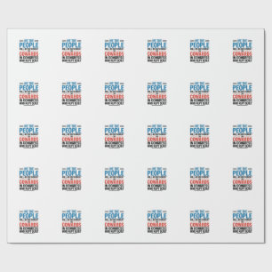 Papier Cadeau Nous, le Peuple, n'Oublierons Jamais les Lâches
