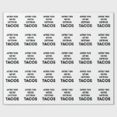 Papier Cadeau Nous obtenons des tacos (Plat)