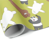 Papier Cadeau Nous portons des ours nus - #SquadButs (Coin rond)