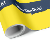 Papier Cadeau Nous pouvons le faire Rosie Graphic Bubble (Coin rond)