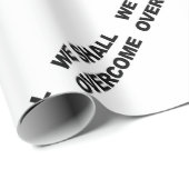 PAPIER CADEAU NOUS SURMONTERONS (Coin rond)