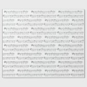 Papier Cadeau Nous vous souhaitons une joyeuse musique de Noël (Plat)