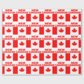 PAPIER CADEAU NOUVEAU CANADIEN (Plat)