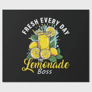 Papier Cadeau Nouveau Chaque Jour Le Patron De Limonade