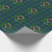 Papier Cadeau Nouveau Clan écossais Tartan & Crest (Coin)