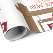 Papier Cadeau Nouveau foyer (Coin rond)