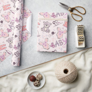 Papier Cadeau Nouveaux Nounours pour bébés