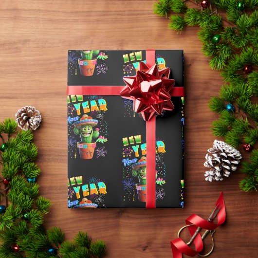 Papier Cadeau Nouvel An (Cadeau de vacances)