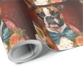 Papier Cadeau Nouvel an (Coin rond)