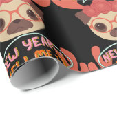 Papier Cadeau Nouvel An (Coin rond)