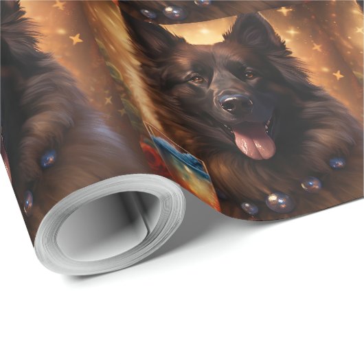 Papier Cadeau Nouvel An belge Tervuren (Coin rond)