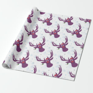 Papier Cadeau Nouvel An Cerf