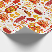 Papier Cadeau Nouvel an Chinois (Coin)