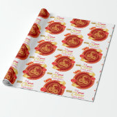 PAPIER CADEAU NOUVEL AN CHINOIS (Déroulé)