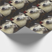 Papier Cadeau Nouvel An de Borzoi (Coin)