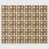 Papier Cadeau Nouvel An juif Rosh Hashanah (Plat)