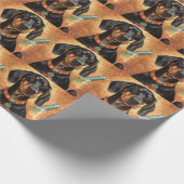 Papier Cadeau Nouvel an noir et blanc (Coin)