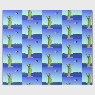 Papier Cadeau Nouvel An politique drôle anti-Trump